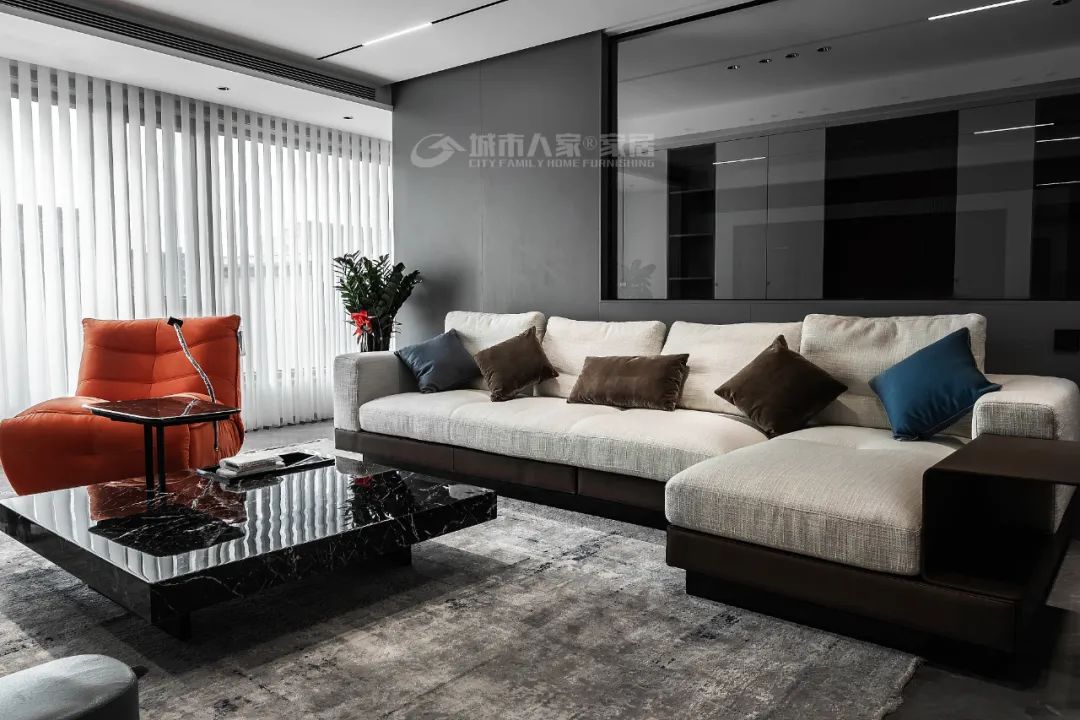 公园华府·现代简约大平层设计丨中国银川丨宁夏城市人家-8