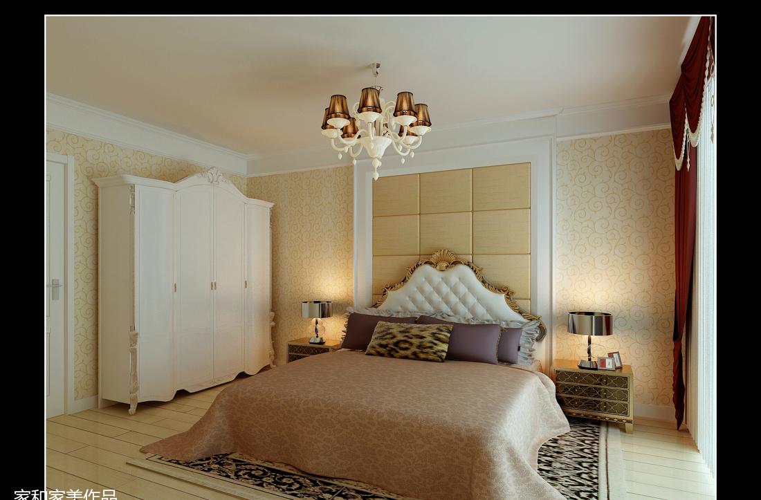 简欧风三居室设计，罗马柱造型垭口亮眼-12