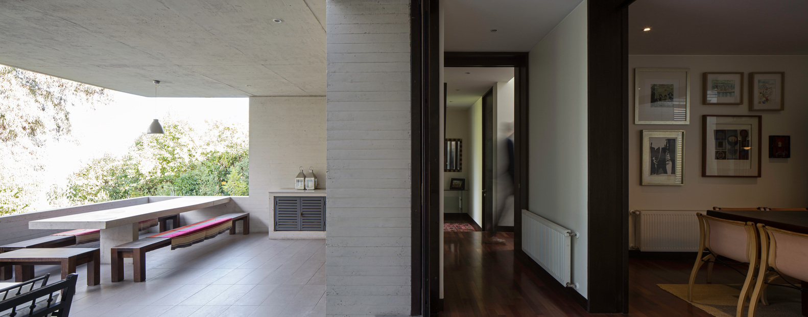 智利森林中的光影之家-32