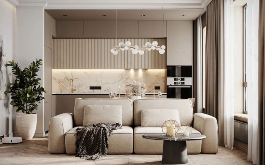 现代简约轻奢住宅丨BODES Studio-58