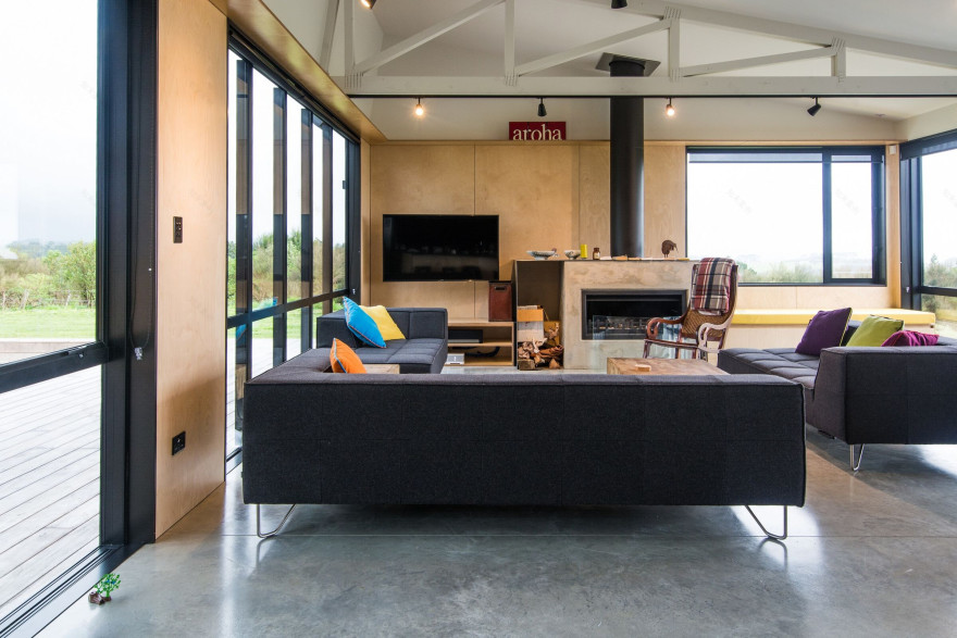 新西兰 Te Arai L 型木屋 | 自然环保的家庭休闲空间-31