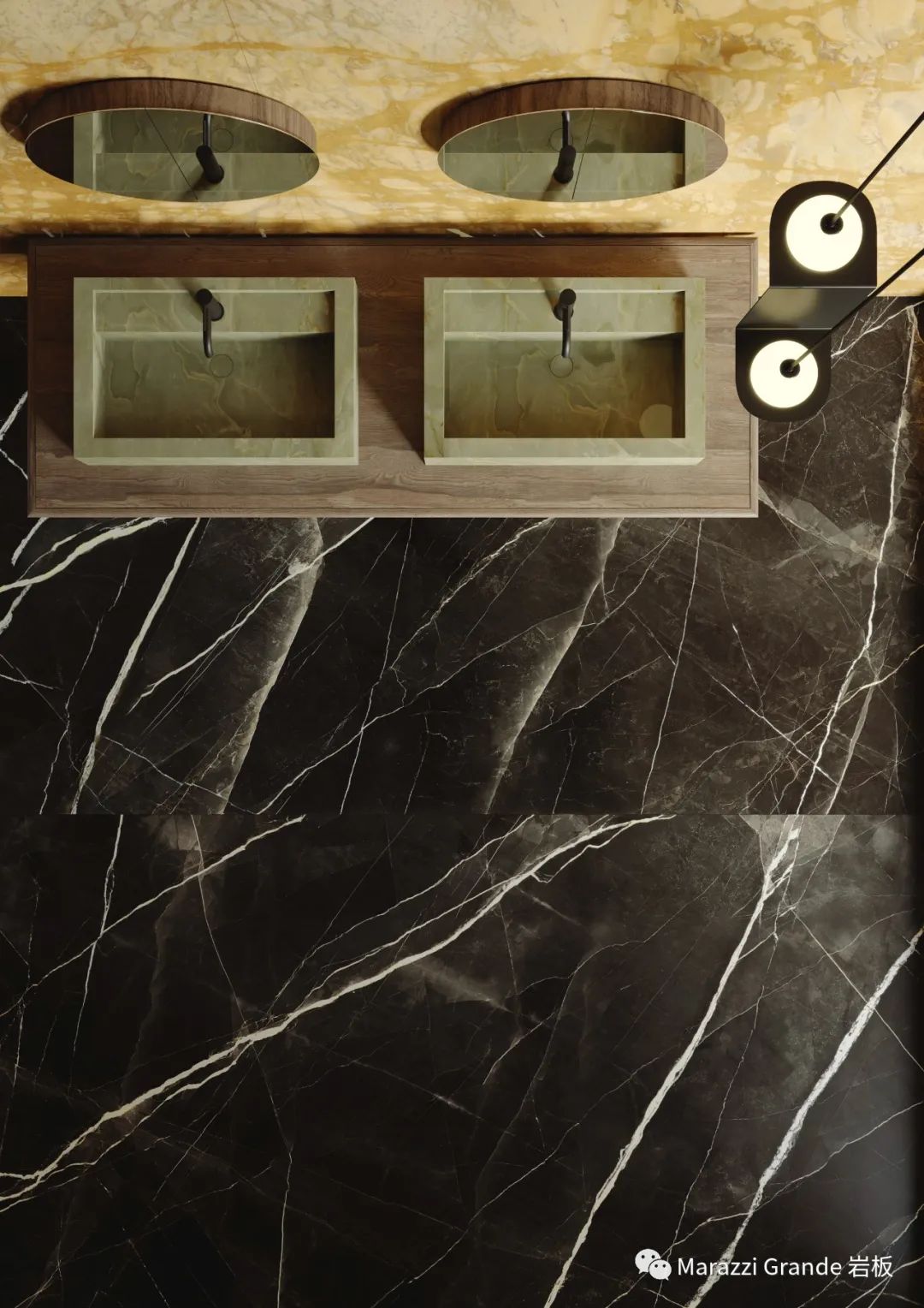卡拉卡塔黑·Calacatta Black 岩板应用案例丨意大利丨意大利马拉齐集团-26