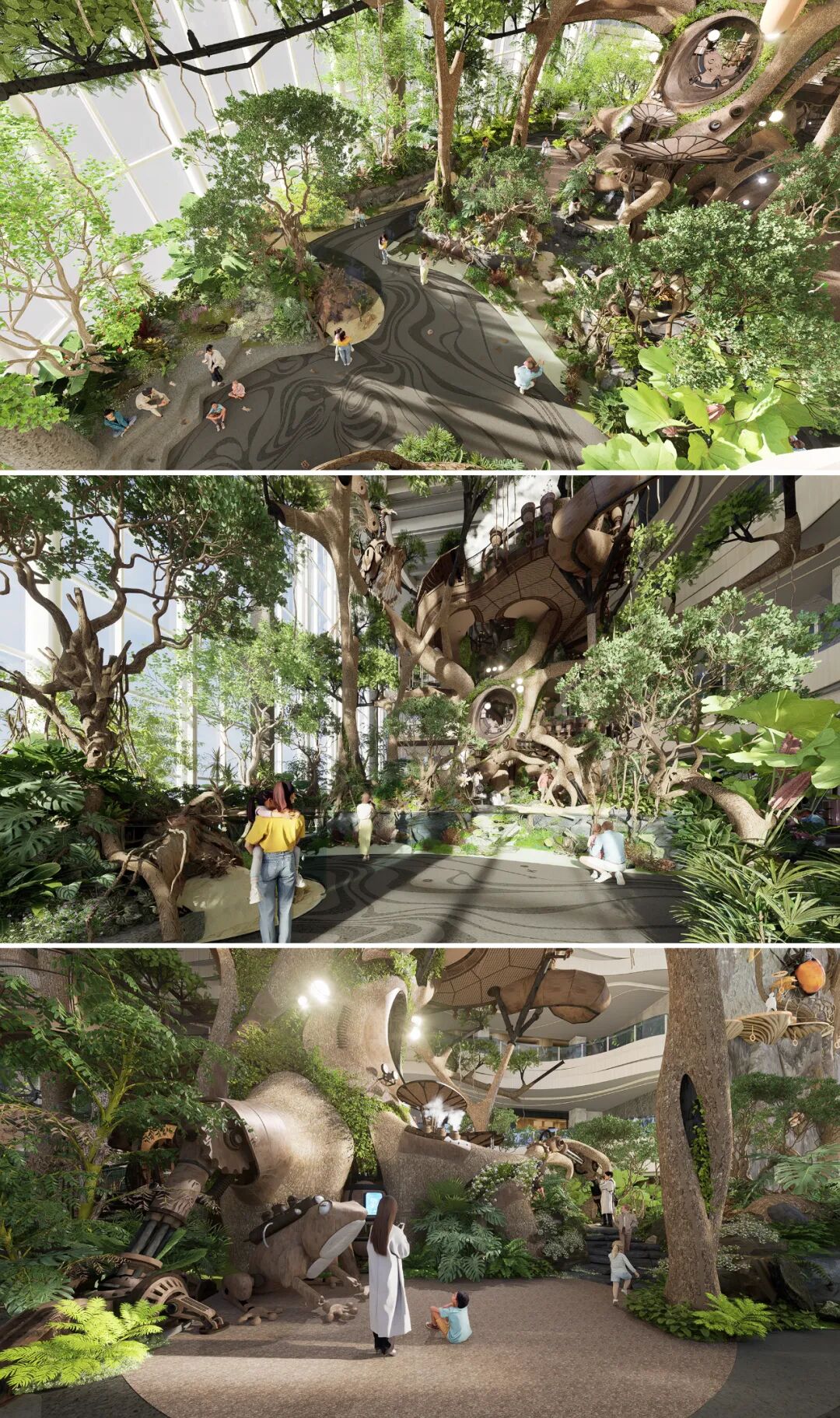 重庆光环花园城·世界树 光环2.0之机械魔法森林丨中国重庆丨WTD纬图设计-12