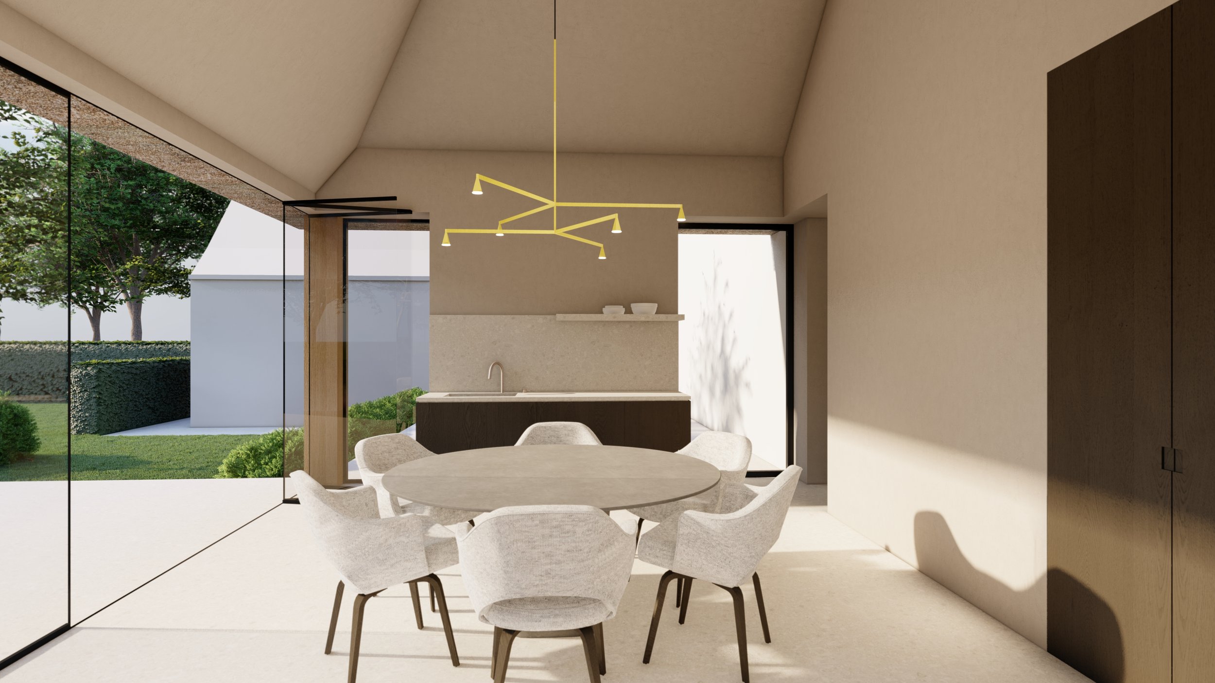 既有住宅带温室,泳池和淋浴墙的扩建项目丨Ai&M bvba-36