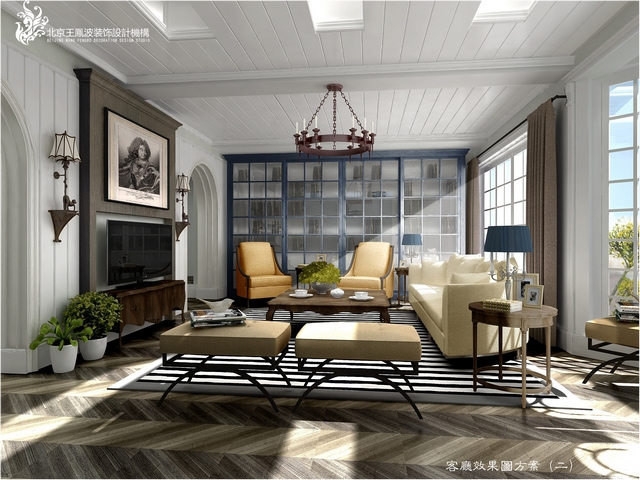 格拉斯小镇—法式乡村 别墅设计 王凤波设计机构-9