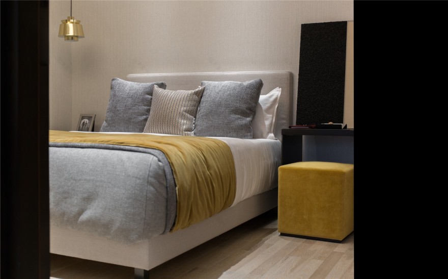 70㎡轻奢简约样板间 天艺陈设-16