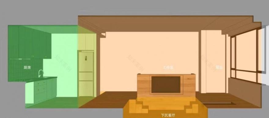 错落有致,60 平米囊括四海的丁克夫妻家居设计-90