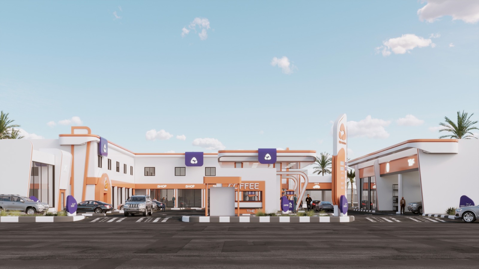 JALAWYA 加油站丨沙特阿拉伯丨NERMEN ASSEM-5