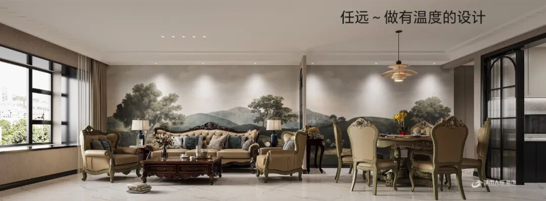 城市人家||城建京府167平方，现代与古典交织的家居美学-15