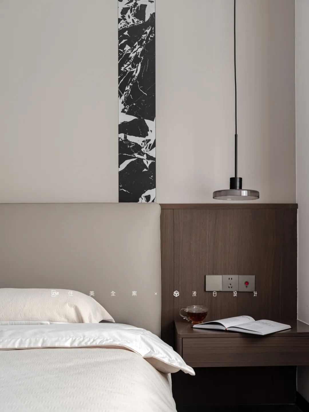 将185㎡精装房雕琢成现代意式质感居所丨住美全案&浅白设计-62