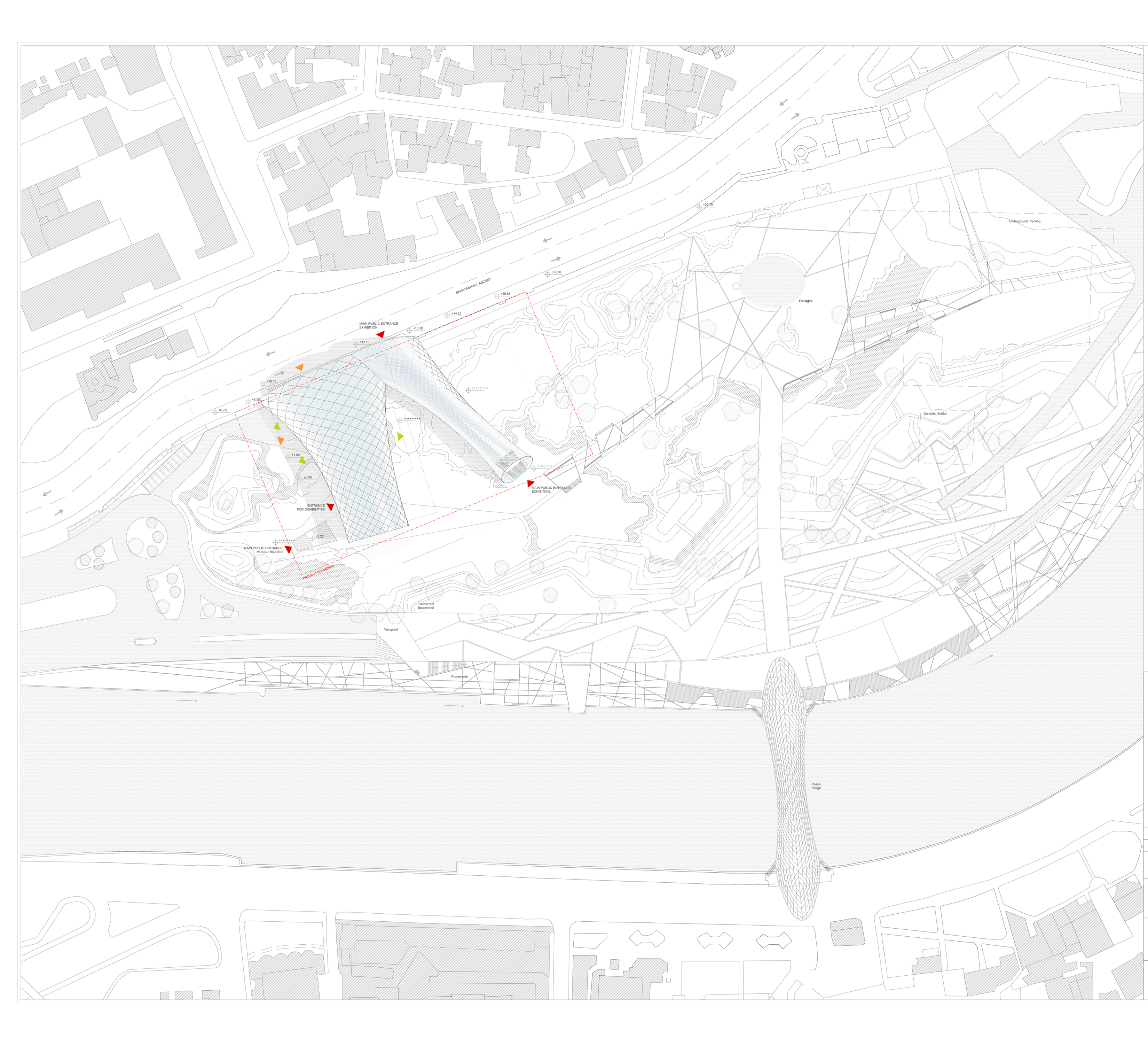 Fuksas 夫妇打造格鲁吉亚绿色公园音乐剧院与展览馆-22