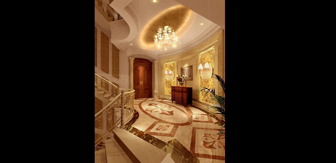 上海檀宫独栋别墅奢华装修-3