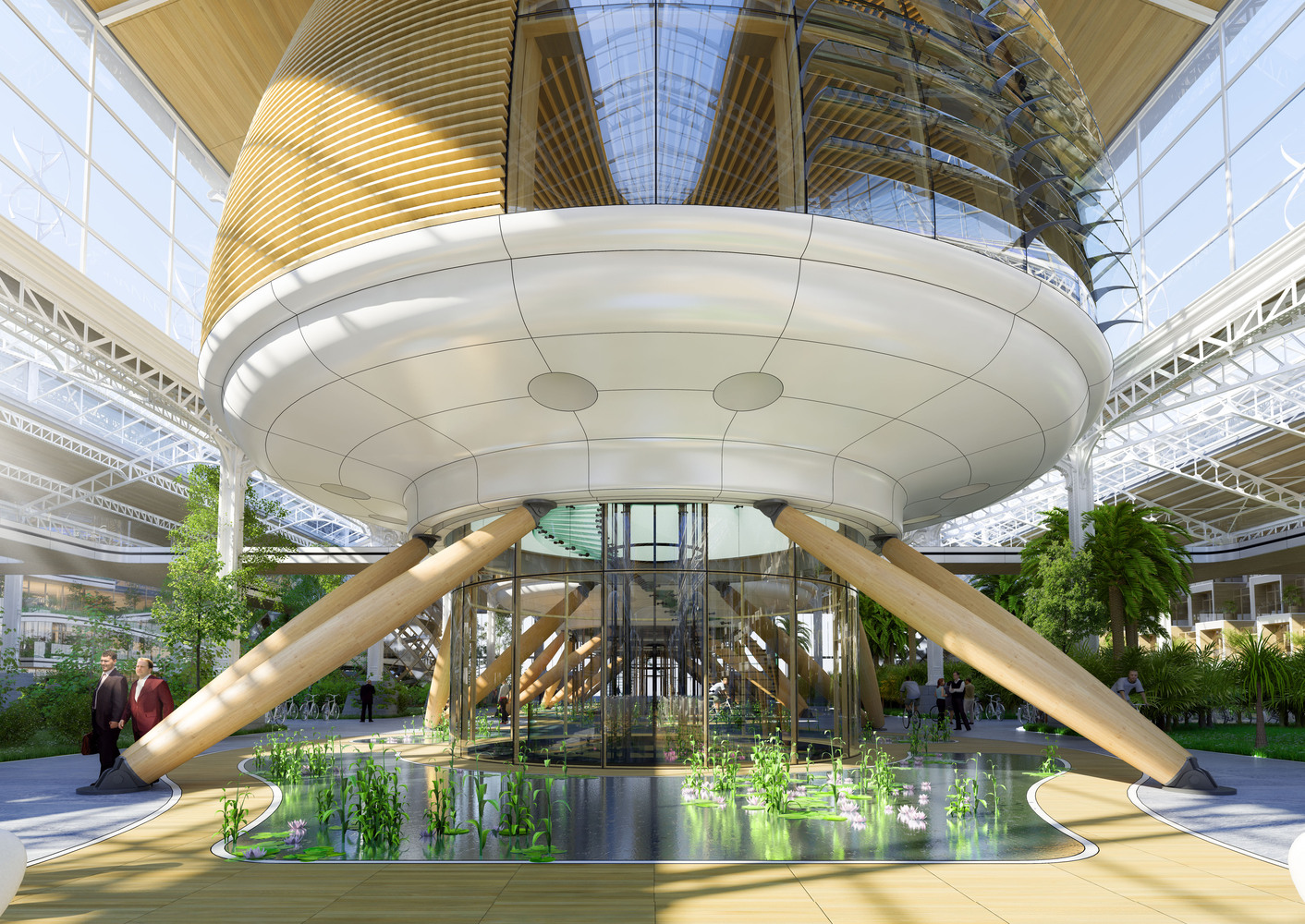 布鲁塞尔生态校园规划,绿色创新与历史遗产完美融合-54