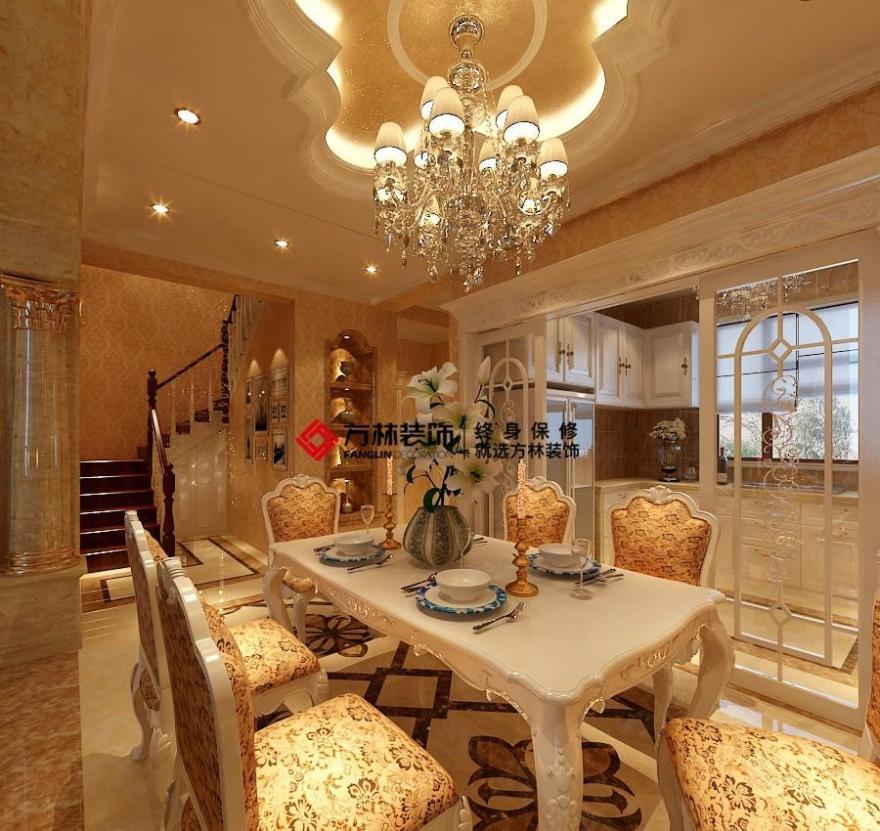 皇家御品别墅 | 280 平欧式风格装修设计,空间结构优化典范-8