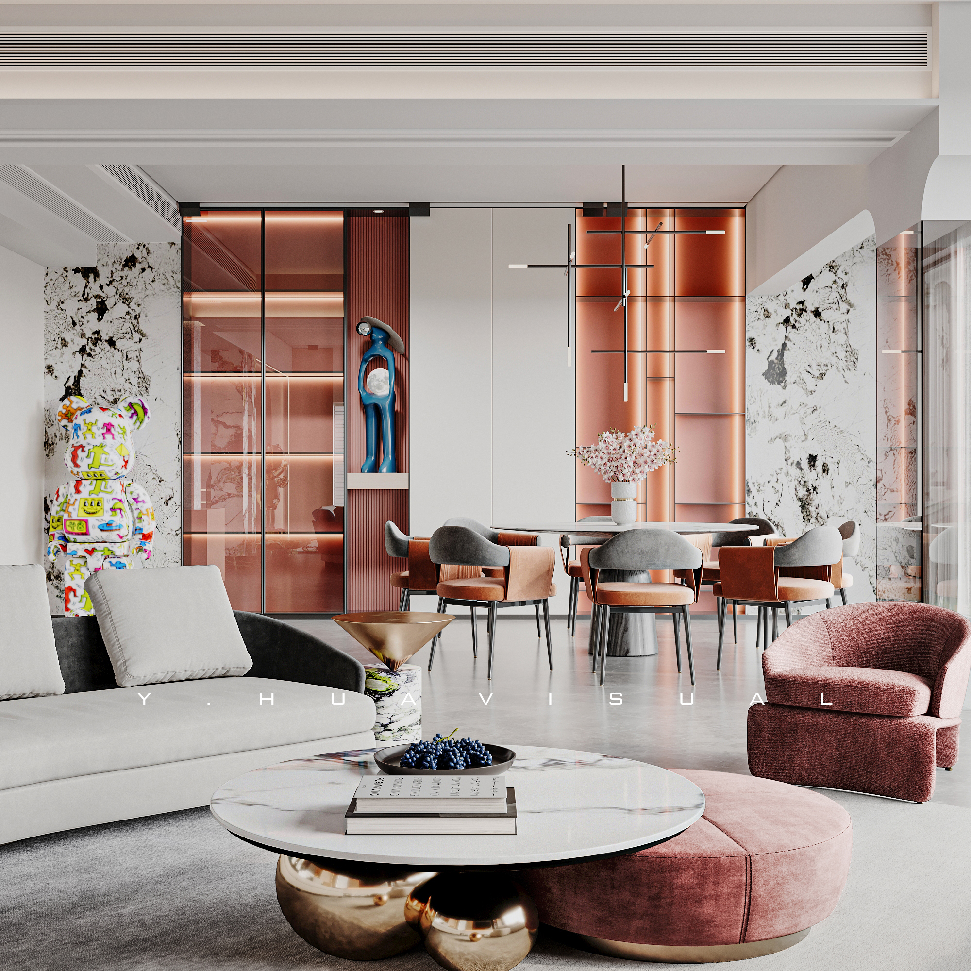 乙画视觉｜现代别墅-9