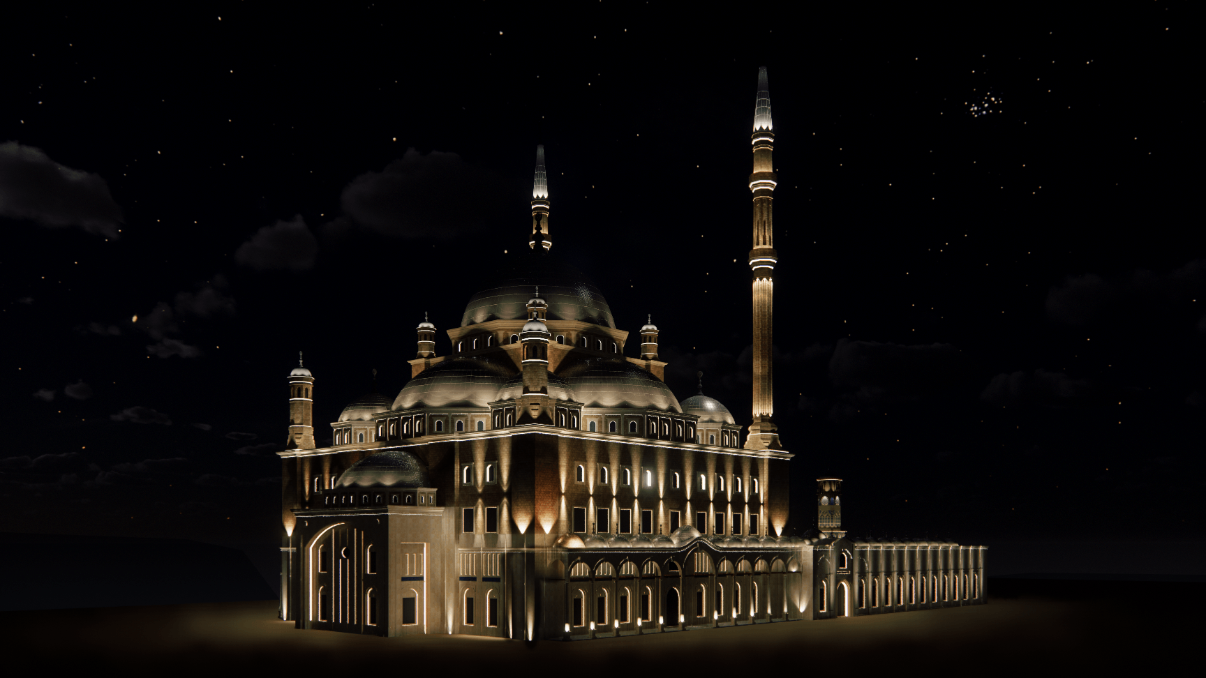 Mohammed Ali 清真寺照明设计-9