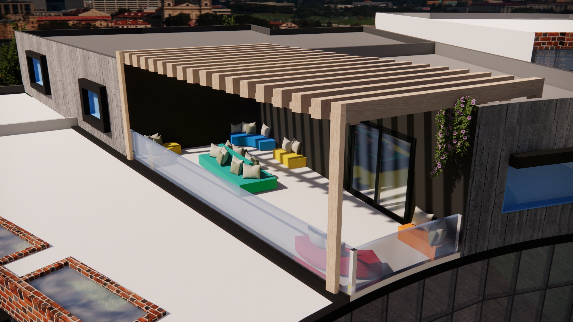 Sports Club's social building-1