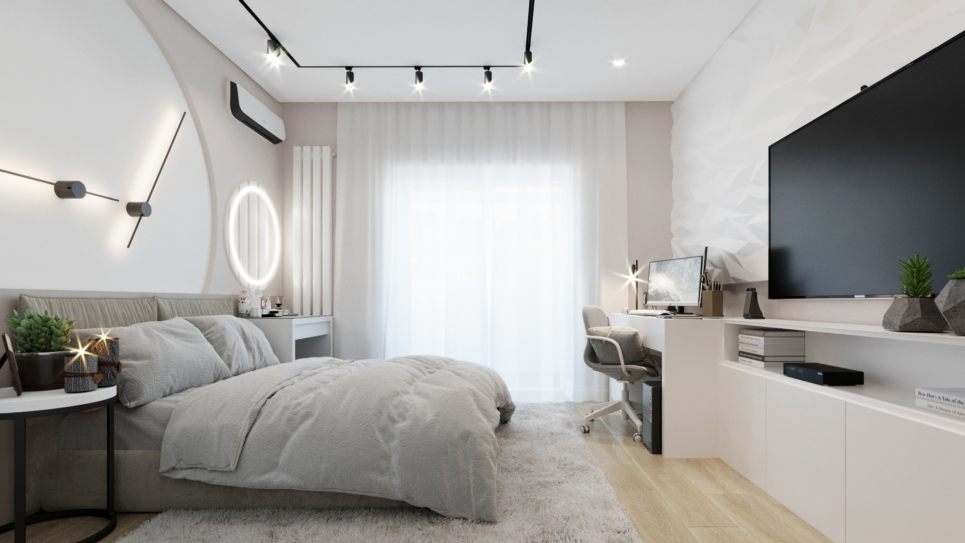 Interior design children's room for teenage girl-0