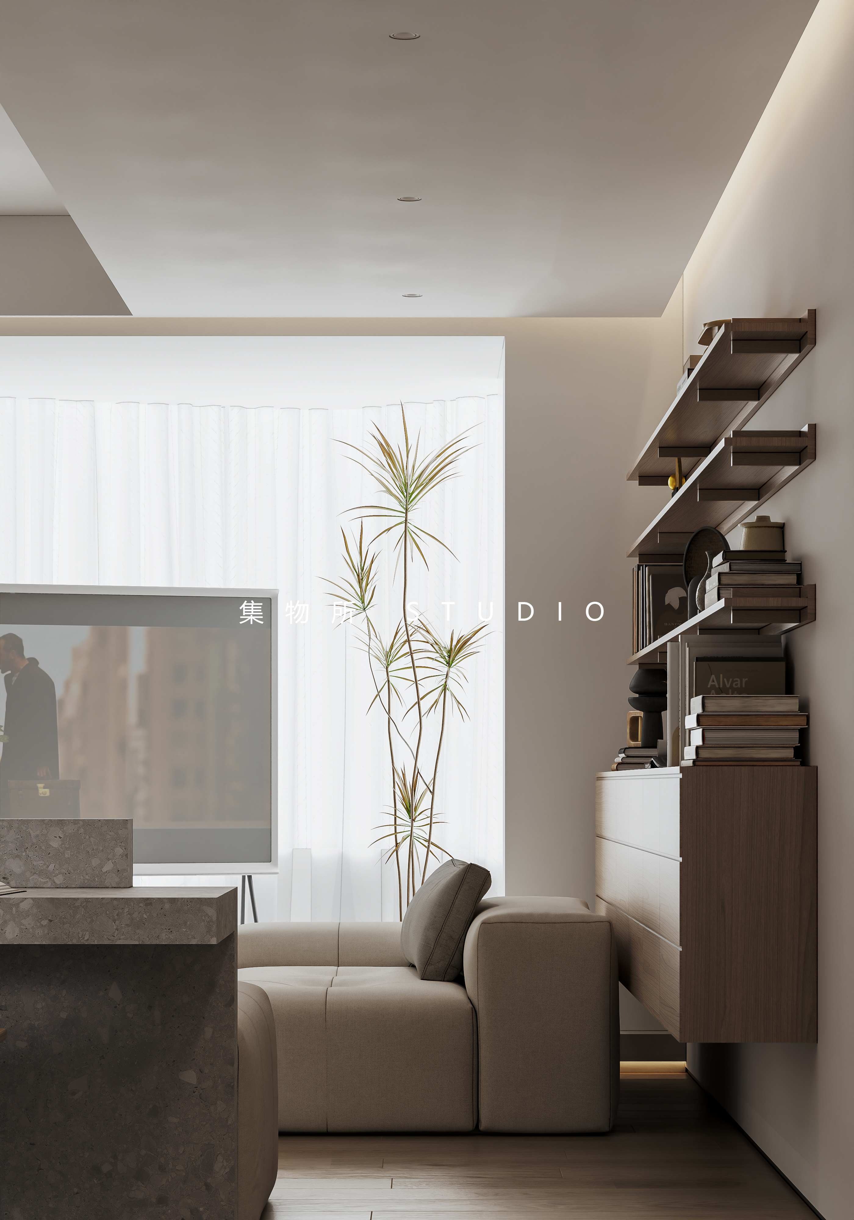 三居的多维度静态丨中国郑州丨集物所建筑设计-15