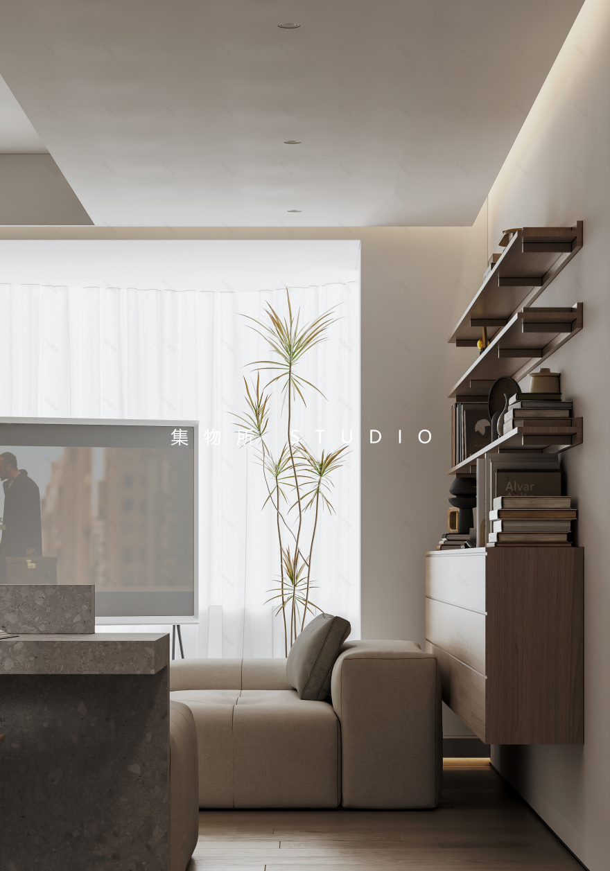 三居的多维度静态丨中国郑州丨集物所建筑设计-15