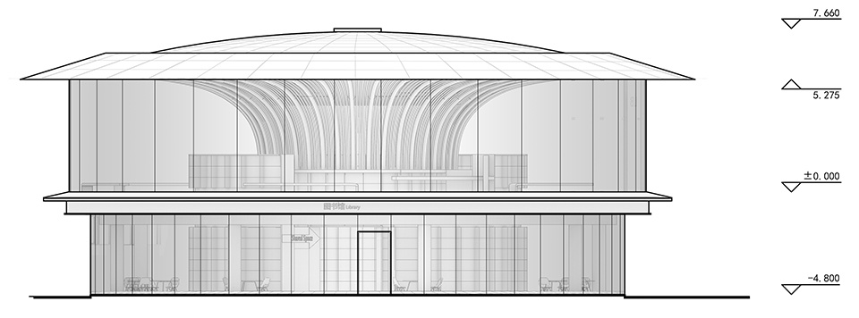 漂浮云端 | 成都东部新区知也图书馆，极简艺术与自然交融-82