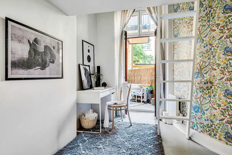 55 平米瑞典公寓双层床设计-5