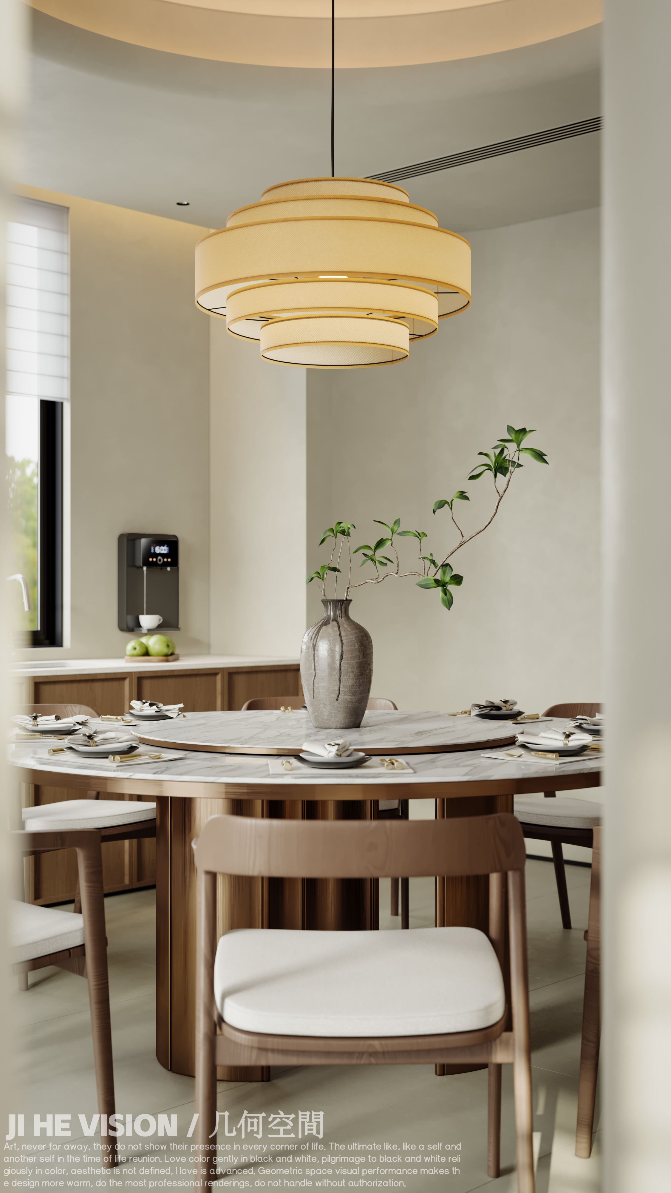 几何空间视觉表现 | 悠然南山别墅宋式美学空间（3）-4