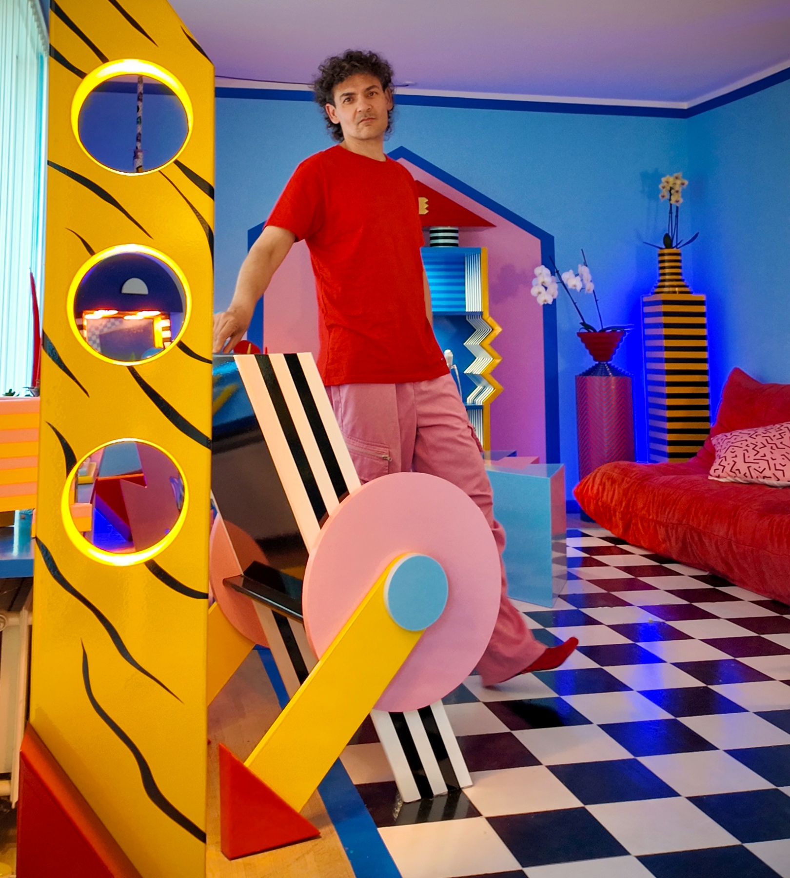 丹麦艺术家色彩公寓室内设计丨丹麦哥本哈根丨雅各布·米兹拉希（Jakob Mizrahi）-24