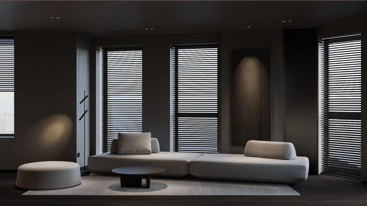 97㎡黑色调公寓设计-3