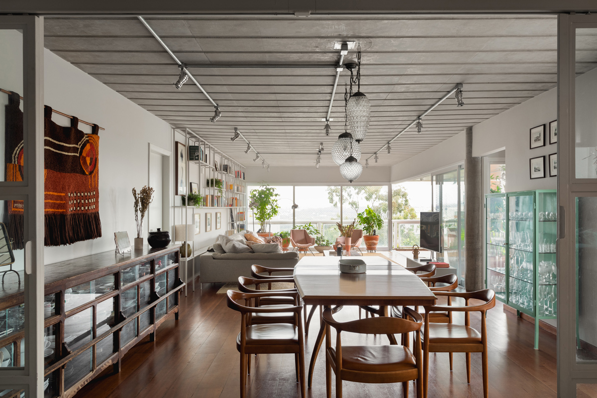 巴西圣保罗乡村风格平层改造-38