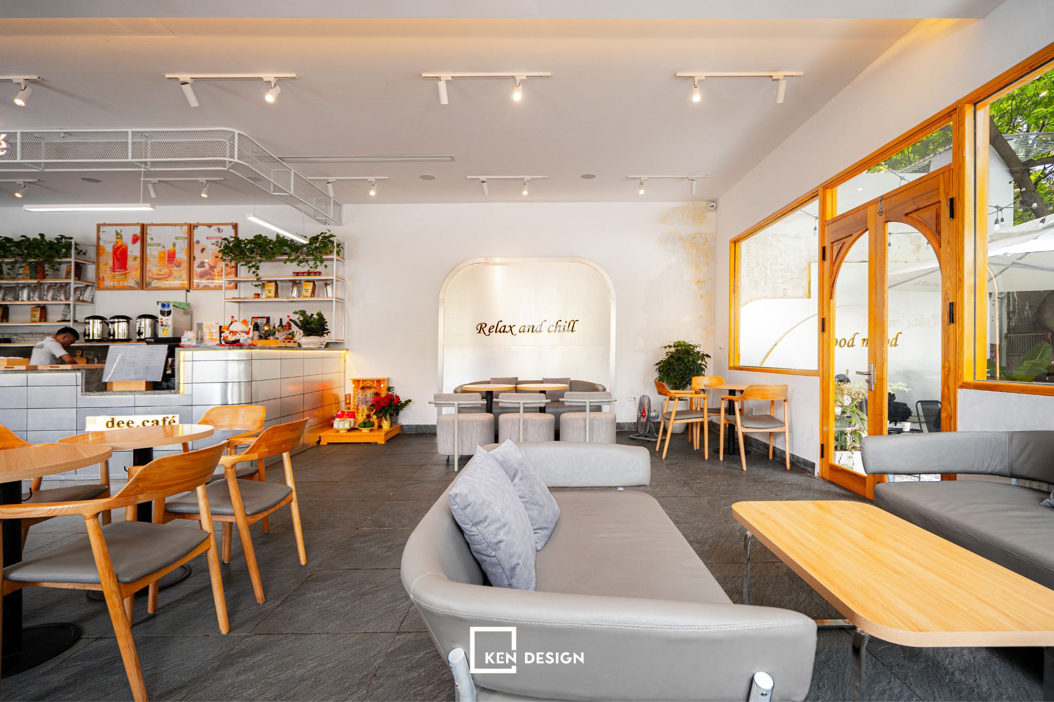 Dee Cafe装修工程丨KenDesign-4