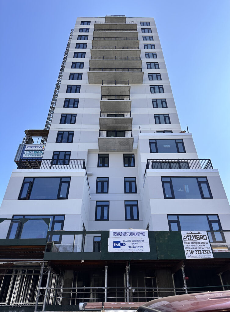 95-25 Waltham Street Nears Completion in Jamaica, Queens - New York YIMBY-1