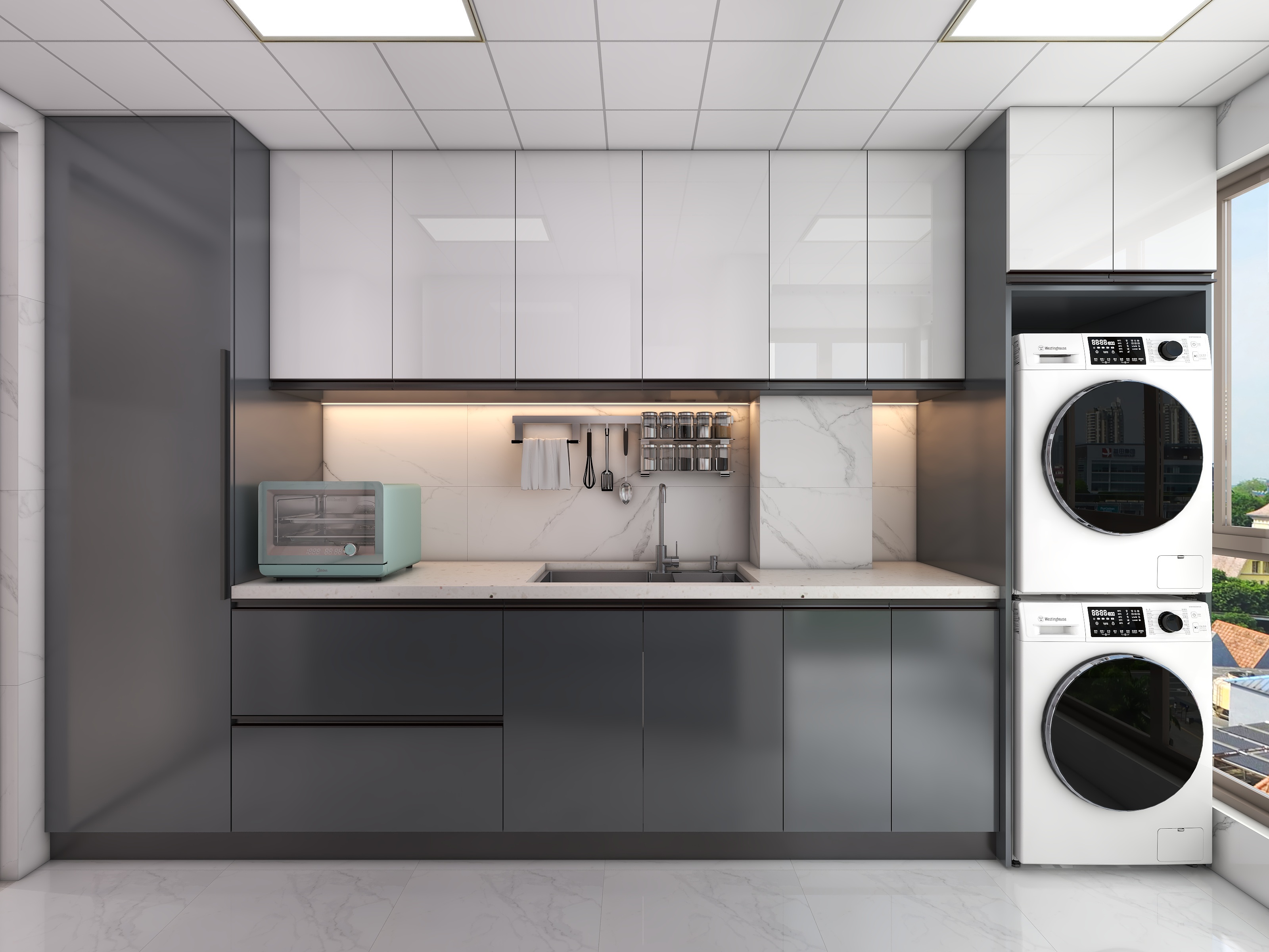 四川成都朗基香颂天府二期（113平方现代简约四居室）-52