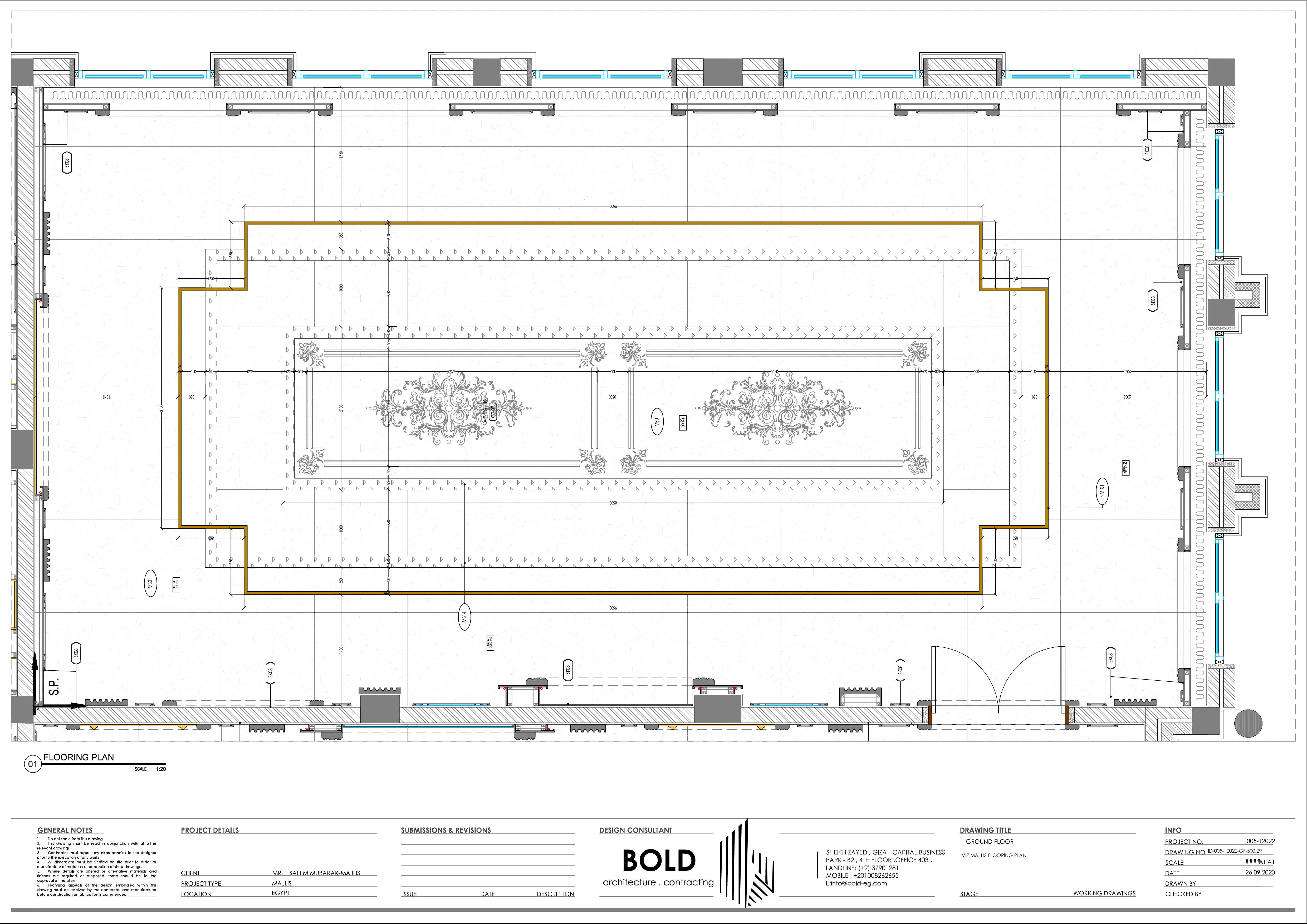 贵宾 majlis 技术图纸丨卡塔尔丨BOLD.CO.-9