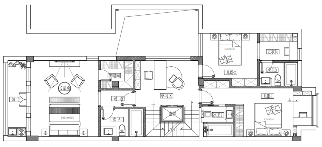 植物爱好者的天然氧吧 · 杭州 400㎡四层排屋新中式设计丨中国杭州丨铭品装饰-62
