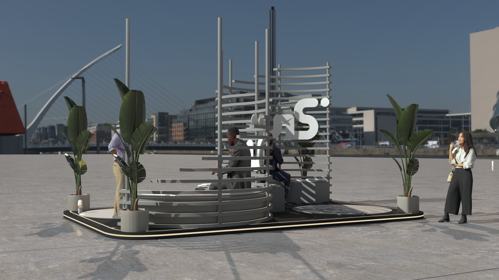 dubai design week stand design for in5design-22