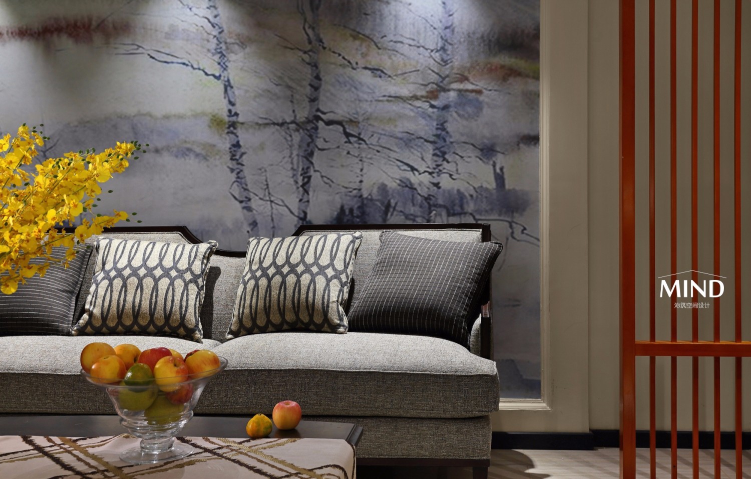 沁筑空间设计 | 新中式美学的大理石与实木之歌-2