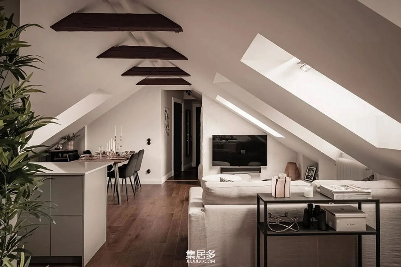 现代舒适家居:旧阁楼改造斯德哥尔摩新风尚丨瑞典斯德哥尔摩丨室内建筑师-28