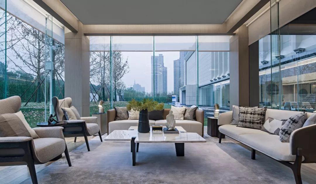 静谧高级灰 | 长沙卓越青竹湖售楼处设计鉴赏-50