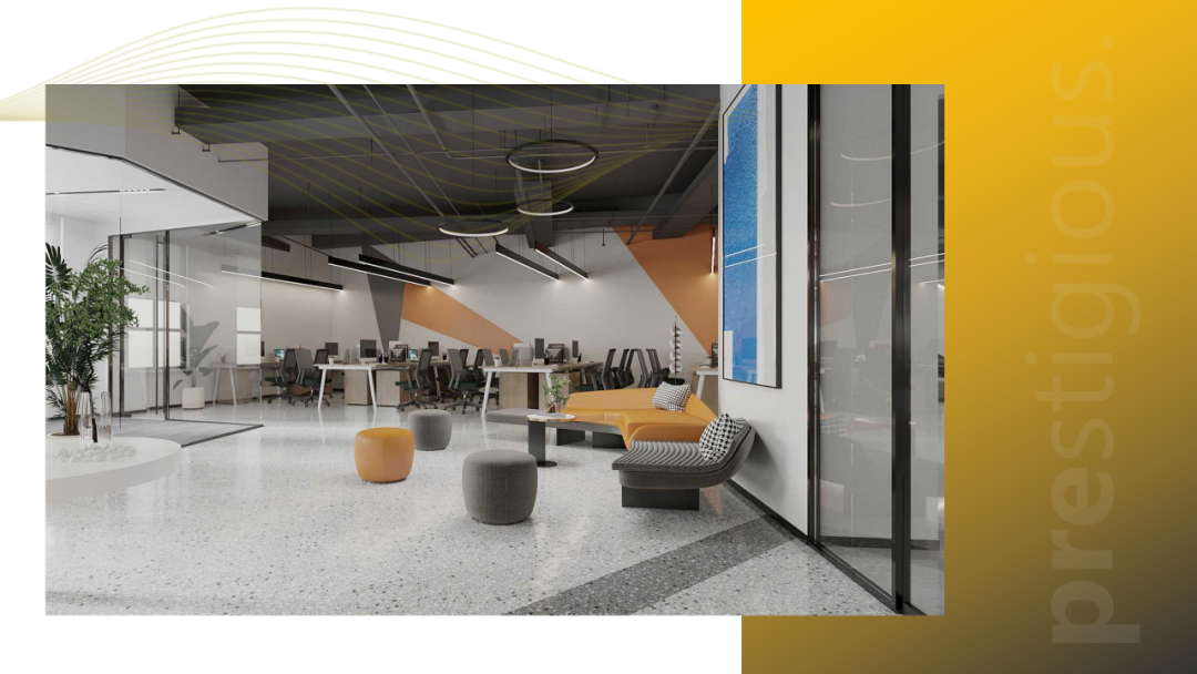 四福科技办公区室内设计丨中国哈尔滨丨頂尚·至境&空間設計-9