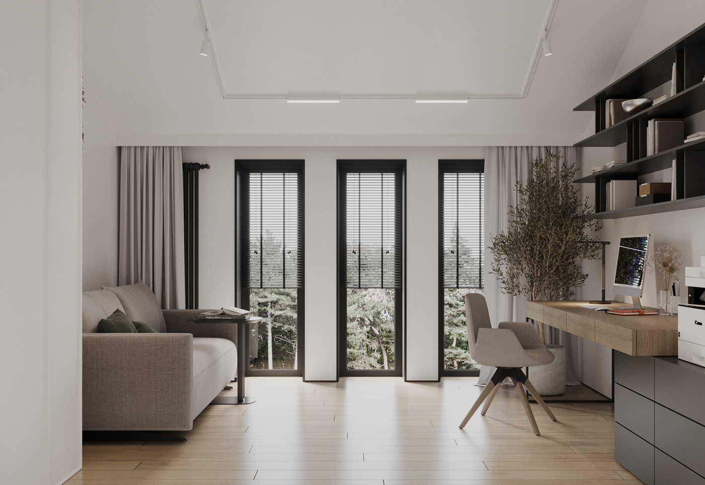 俄罗斯简约风住宅设计 淳朴魅力与优雅身段，打造韵味家居-17