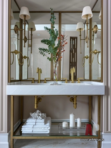 家庭住宅室内设计（靠近沙皇村的两层古典风格别墅）丨俄罗斯圣彼得堡丨TaupeHOME工作室（娜塔莉亚·谢苗诺娃领导）-51