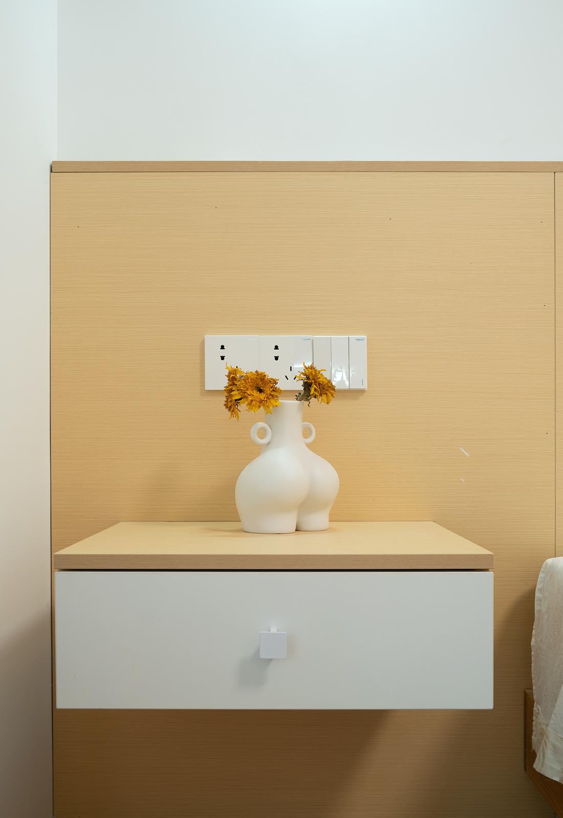 日式原木风超强收纳 140m²婚房设计-42