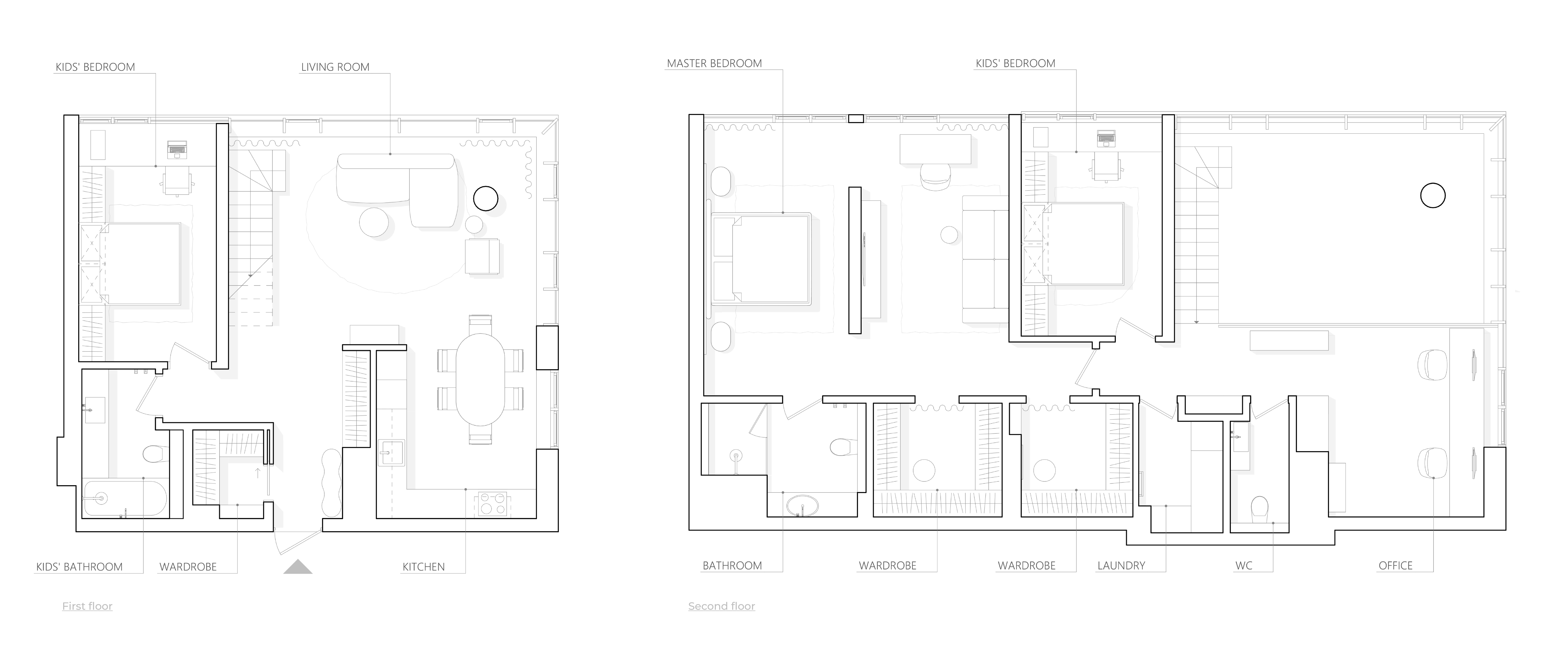 VSLKVSKA | A two-story apartment design-29