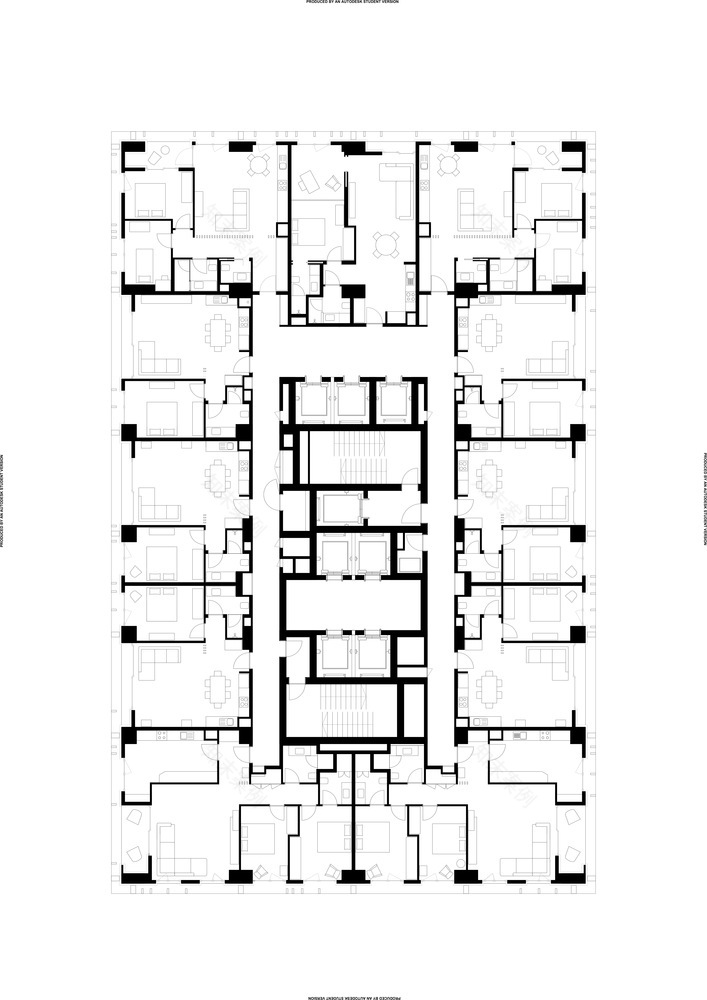安卡拉 Kumru 住宅区,绿色建筑与城市生活的融合-57