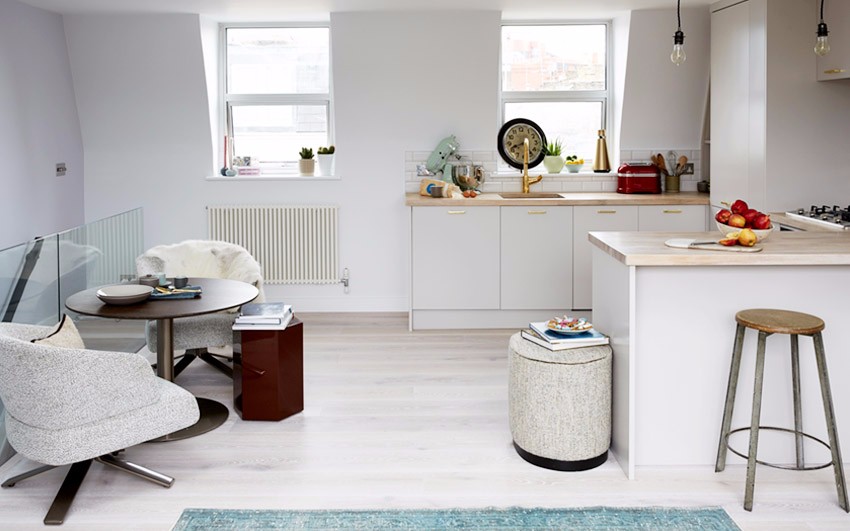 伦敦新婚夫妻的轻奢粉色新居-7