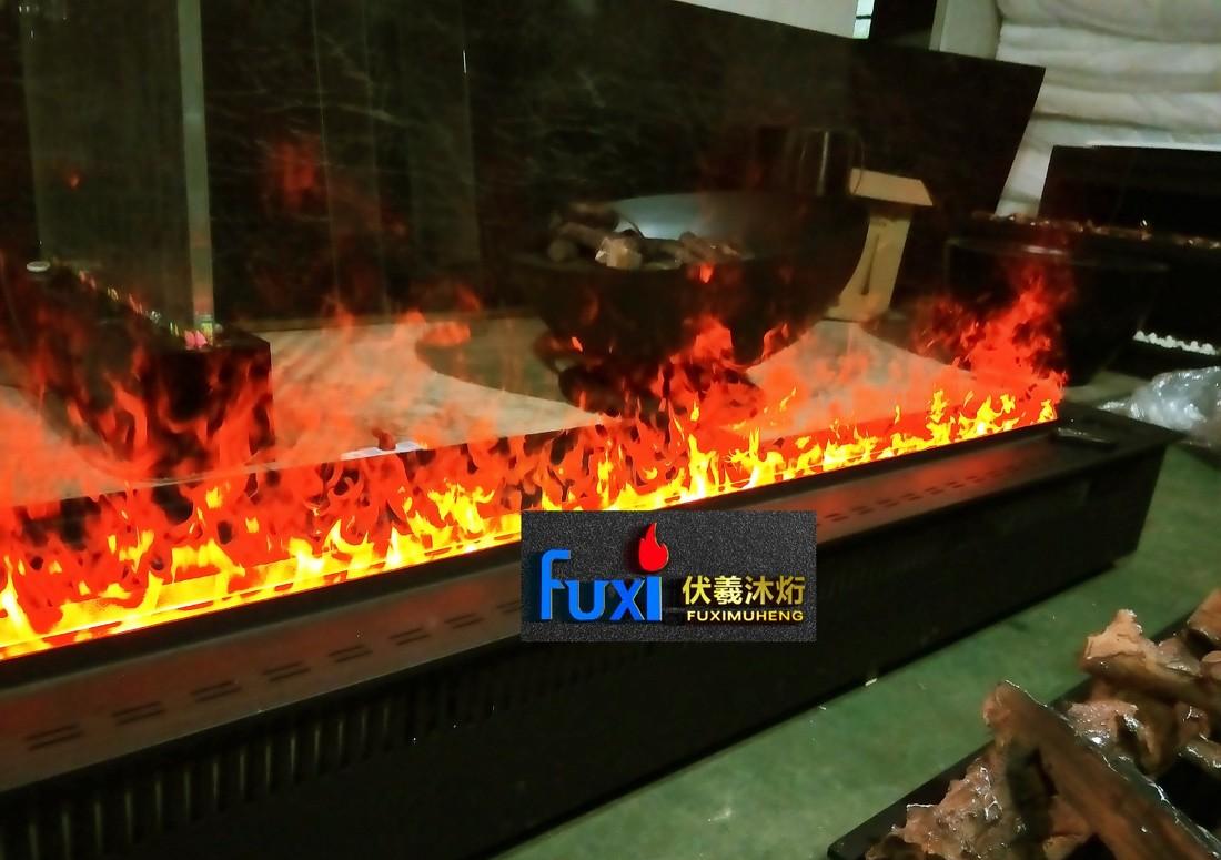 智能家居配饰打造现代音乐雾化壁炉空间-12