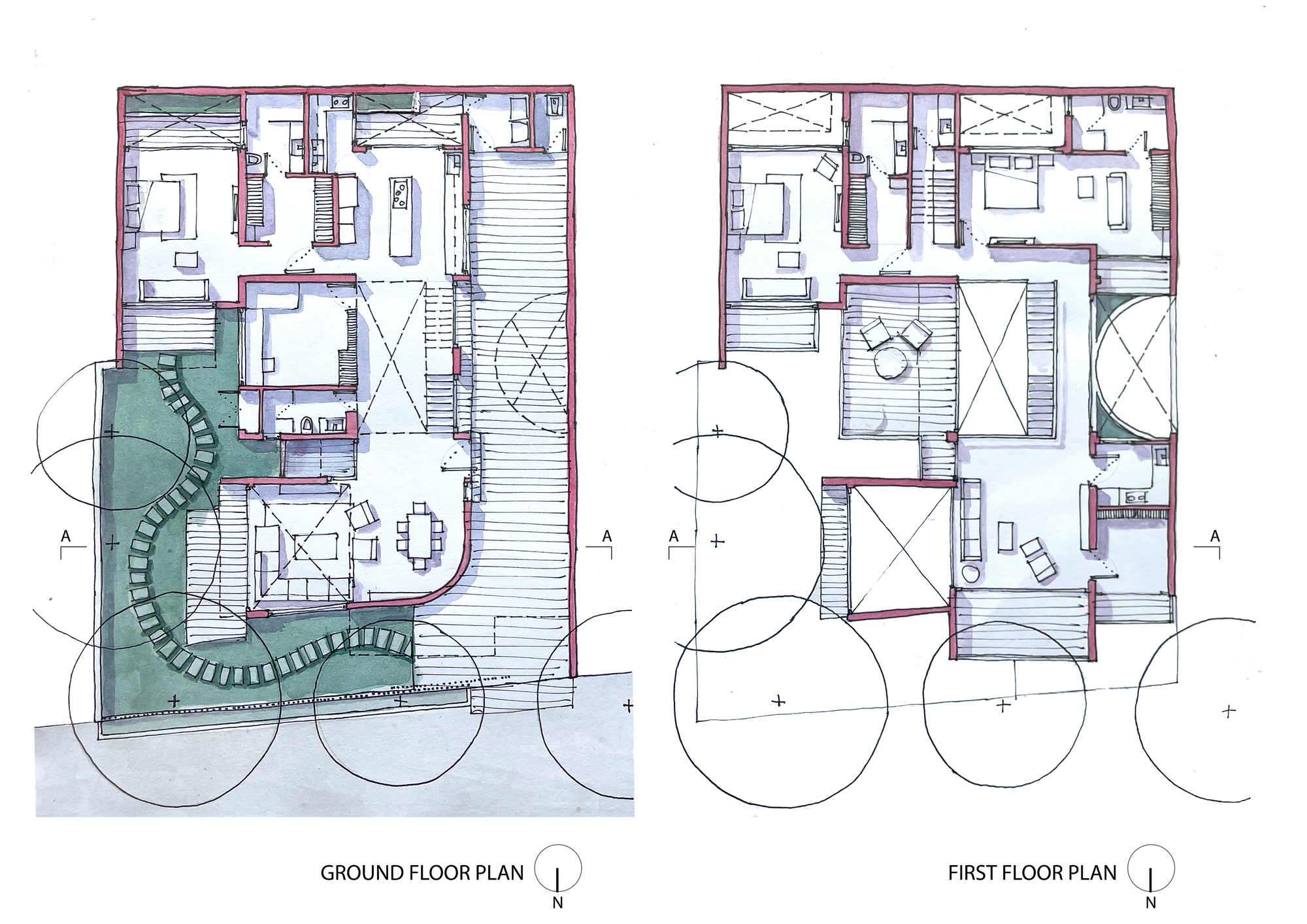 保险库房屋丨印度丨Sifti Design Studio-21