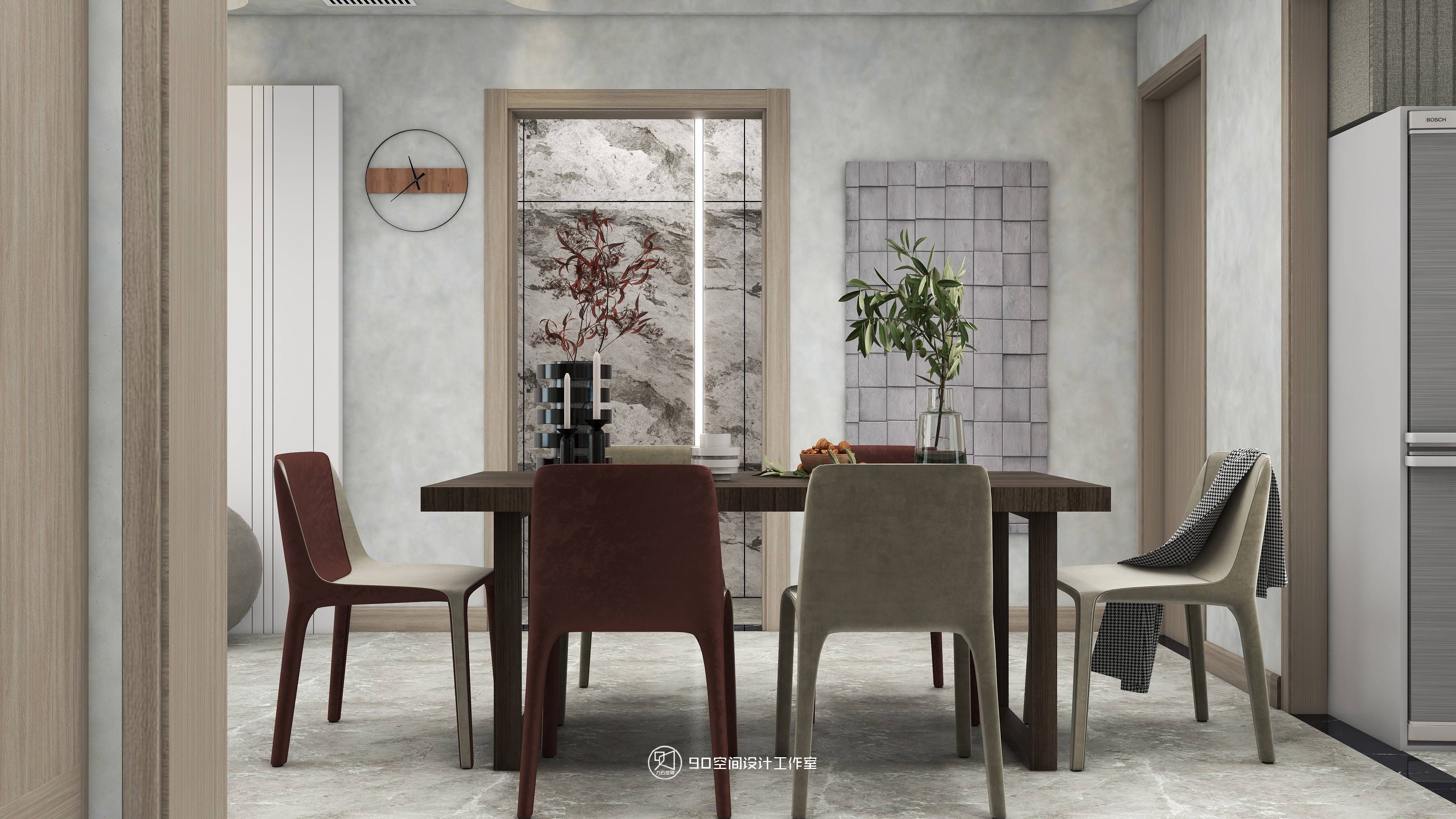 飞云之下 · 侘寂风 117 平 3 房 2 厅 1 卫设计-15