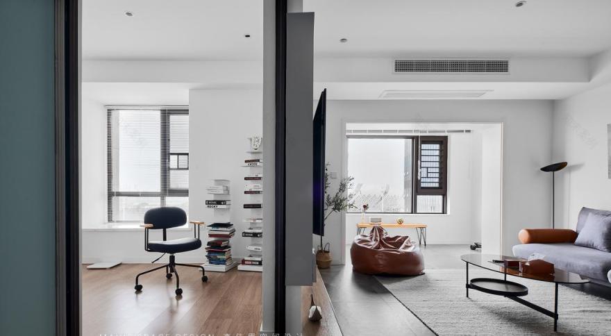 小户型改造的典范 · 简约黑白灰空间-33